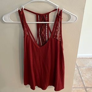 Burnt orange tank top in a size small. Worn twice!